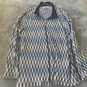 Blue Zip-Up Jacket BLAIR Size M